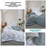 ETE HOMETEX TEK KİŞİLİK LÜX WELSOFT YORGAN SETİ YANSIMA GRİ155X215CM 8696474232010